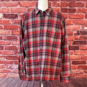 EDDIE BAUER BRISTOL MENS FLANNEL SHIRT